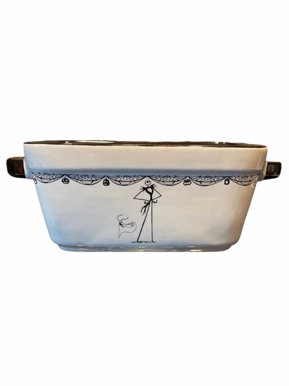 Nightmare Before Christmas LOAF Baking Dish Pan Ceramic Zero Jack Skellington